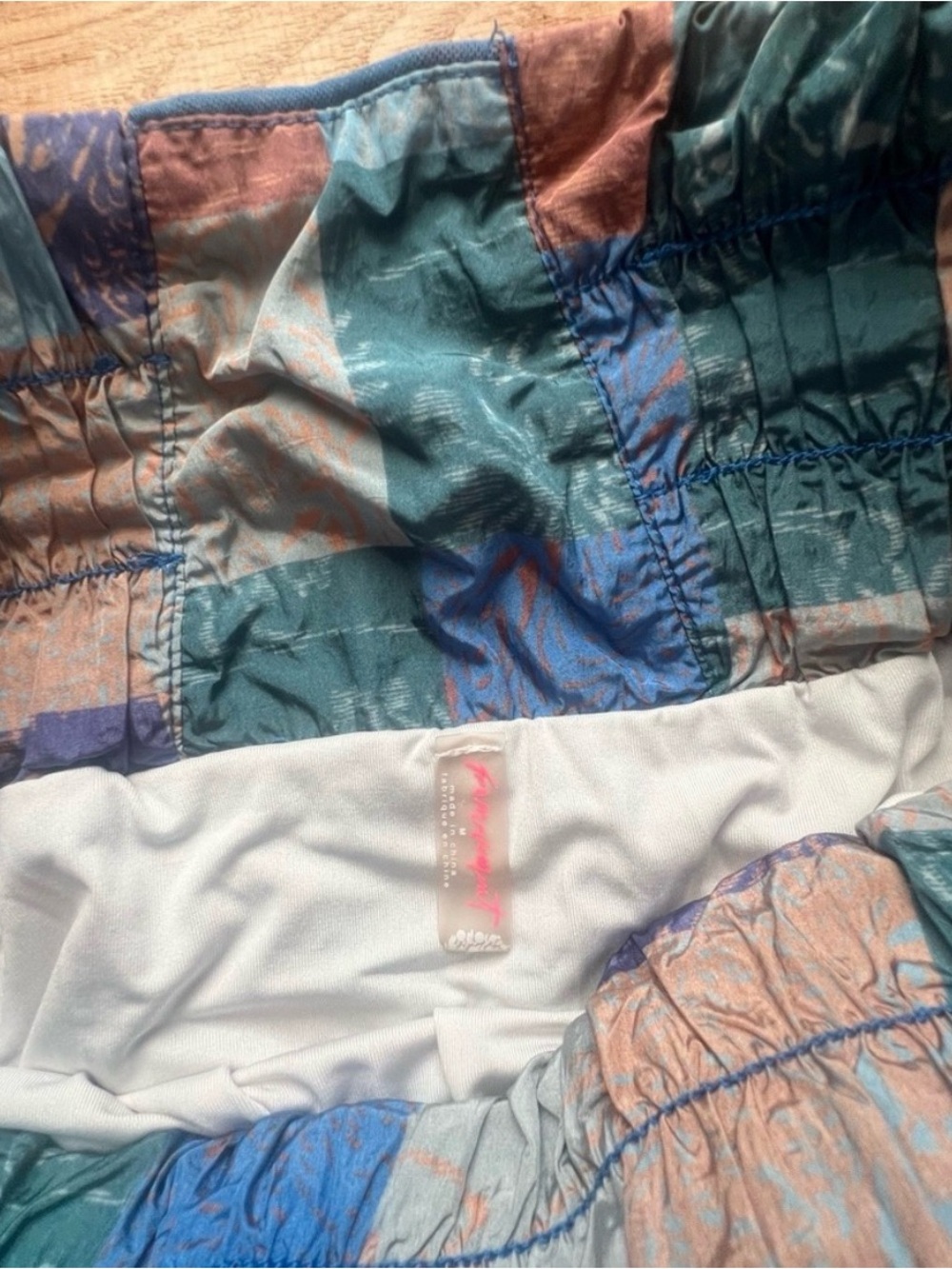 Free People Printed Pull-On Shorts – Size Medium - Picture 4 of 4
